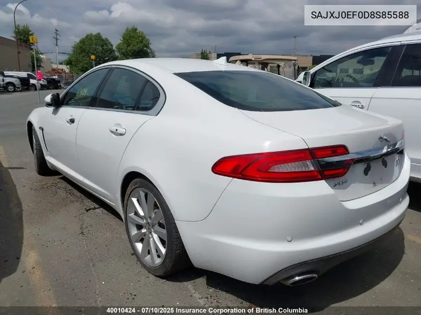 sajxj0ef0d8s85588 SAJXJ0EF0D8S85588 2013 Jaguar Xf