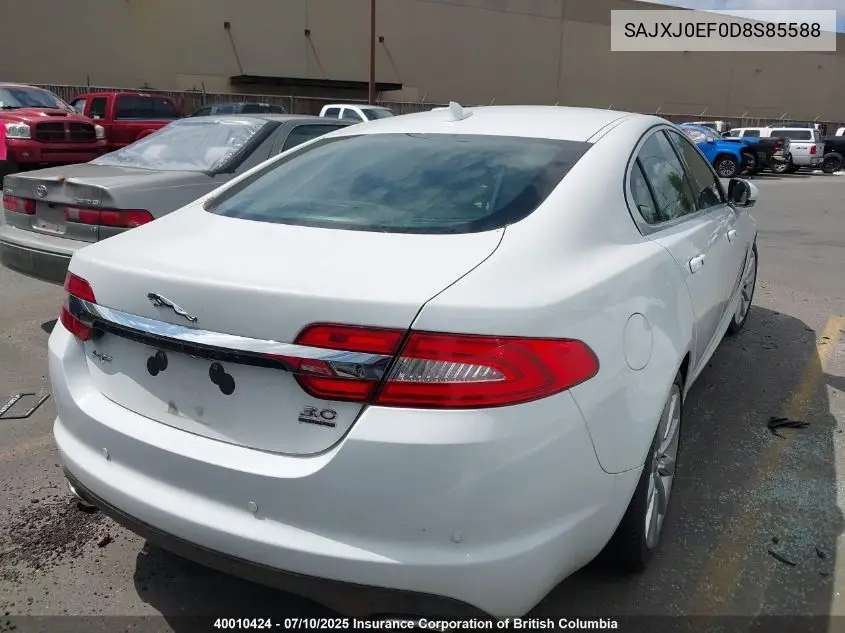 sajxj0ef0d8s85588 SAJXJ0EF0D8S85588 2013 Jaguar Xf