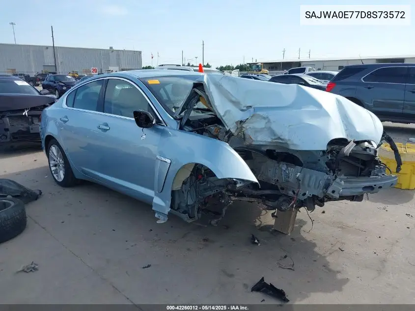 2013 Jaguar Xf V6 Sc VIN: SAJWA0E77D8S73572 Lot: 42260312