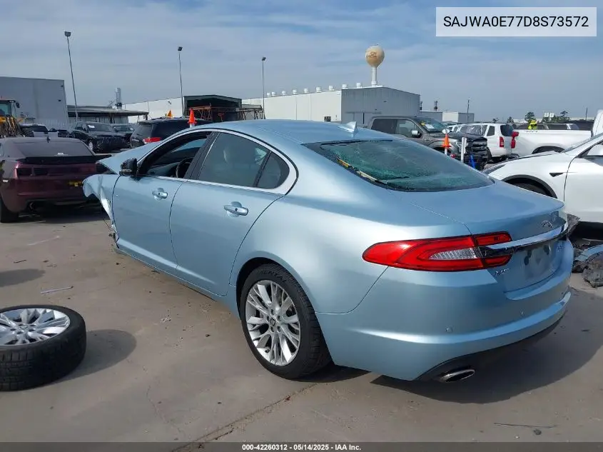 2013 Jaguar Xf V6 Sc VIN: SAJWA0E77D8S73572 Lot: 42260312