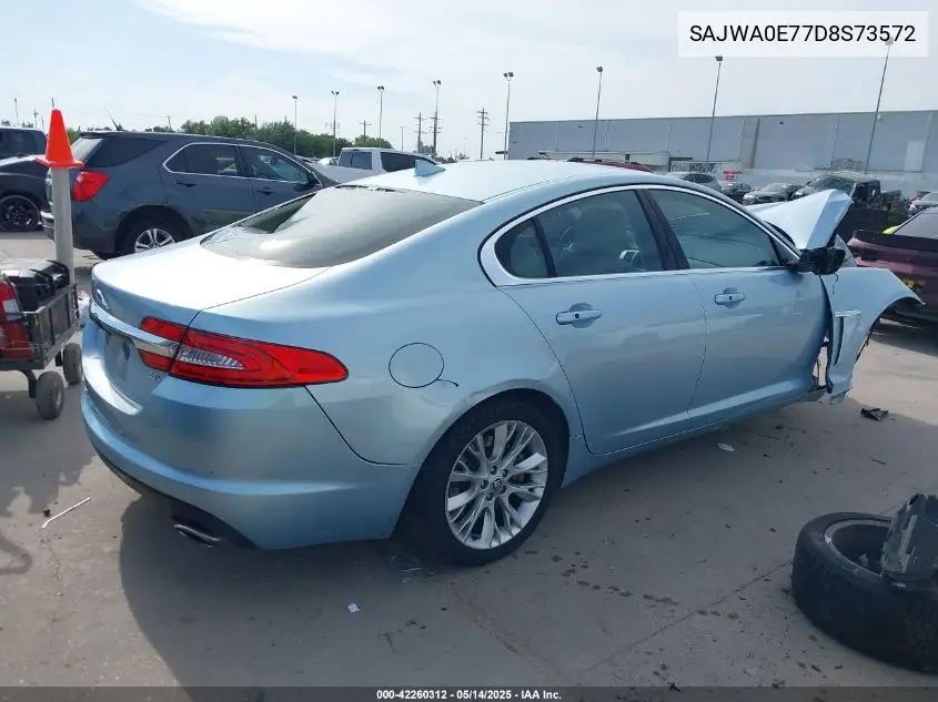 2013 Jaguar Xf V6 Sc VIN: SAJWA0E77D8S73572 Lot: 42260312
