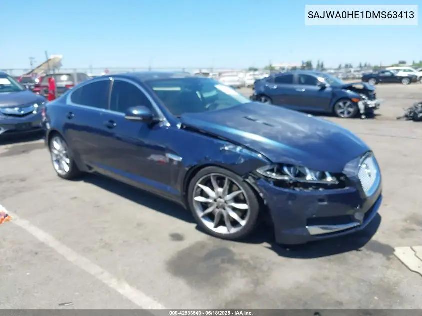 2013 Jaguar Xf Supercharged VIN: SAJWA0HE1DMS63413 Lot: 42533543