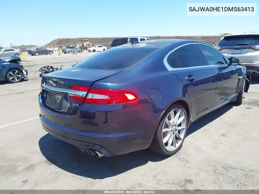 2013 Jaguar Xf Supercharged VIN: SAJWA0HE1DMS63413 Lot: 42533543