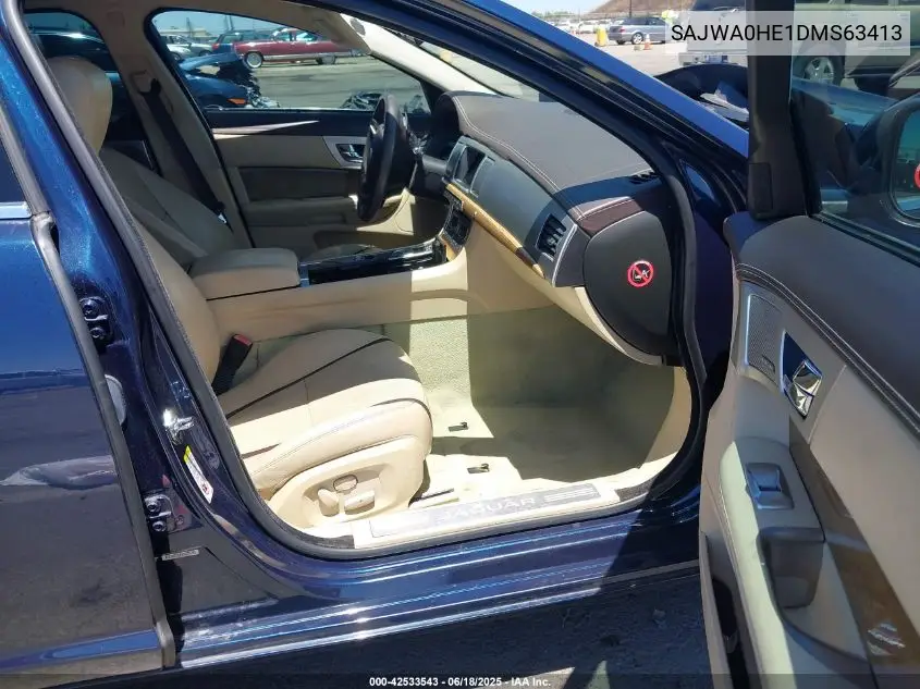 2013 Jaguar Xf Supercharged VIN: SAJWA0HE1DMS63413 Lot: 42533543