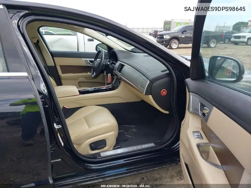 2013 Jaguar Xf I4 T VIN: SAJWA0ES9DPS98645 Lot: 42605636