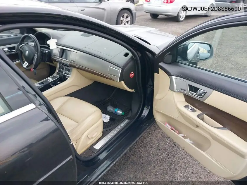 2013 Jaguar Xf VIN: SAJWJ0EF2D8S86690 Lot: 42654398