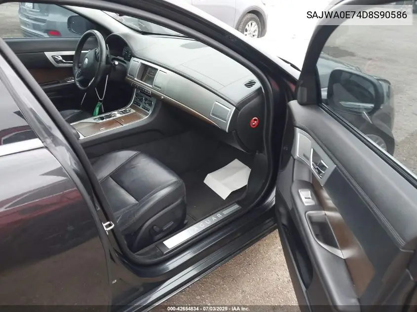 2013 Jaguar Xf VIN: SAJWA0E74D8S90586 Lot: 42654834