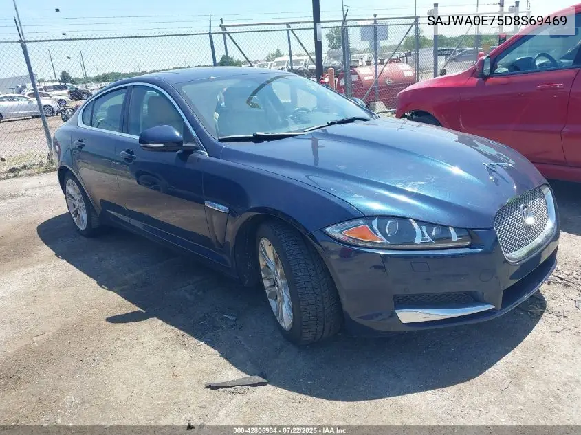 2013 Jaguar Xf V6 Sc VIN: SAJWA0E75D8S69469 Lot: 42805934