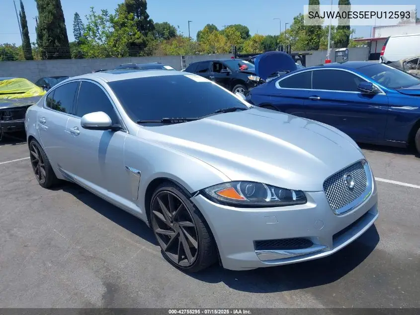 2014 Jaguar Xf I4 T VIN: SAJWA0ES5EPU12593 Lot: 42755295