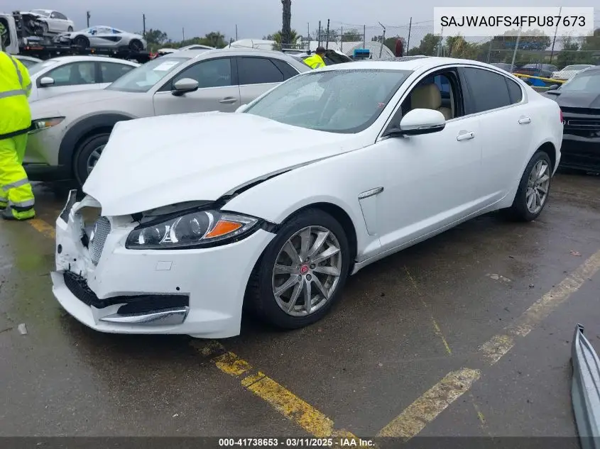 2015 Jaguar Xf 2.0T Premium VIN: SAJWA0FS4FPU87673 Lot: 41738653