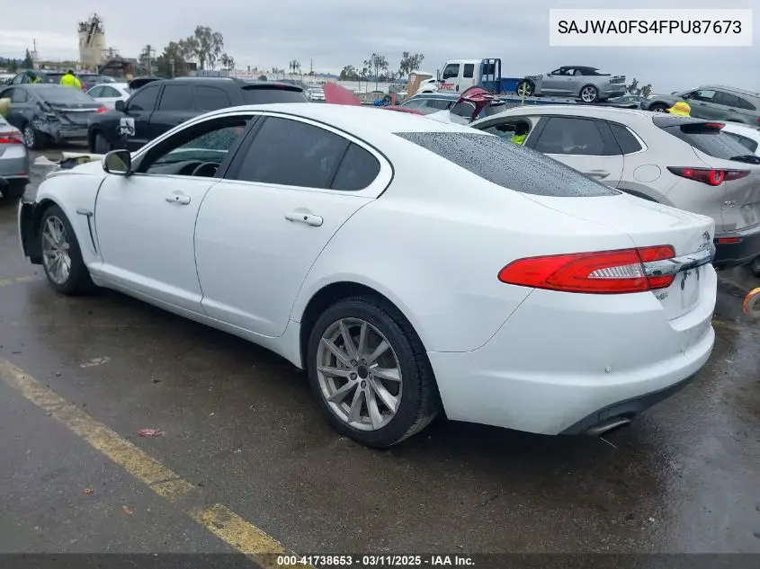 2015 Jaguar Xf 2.0T Premium VIN: SAJWA0FS4FPU87673 Lot: 41738653