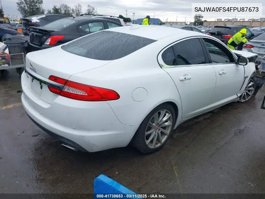 2015 Jaguar Xf 2.0T Premium VIN: SAJWA0FS4FPU87673 Lot: 41738653