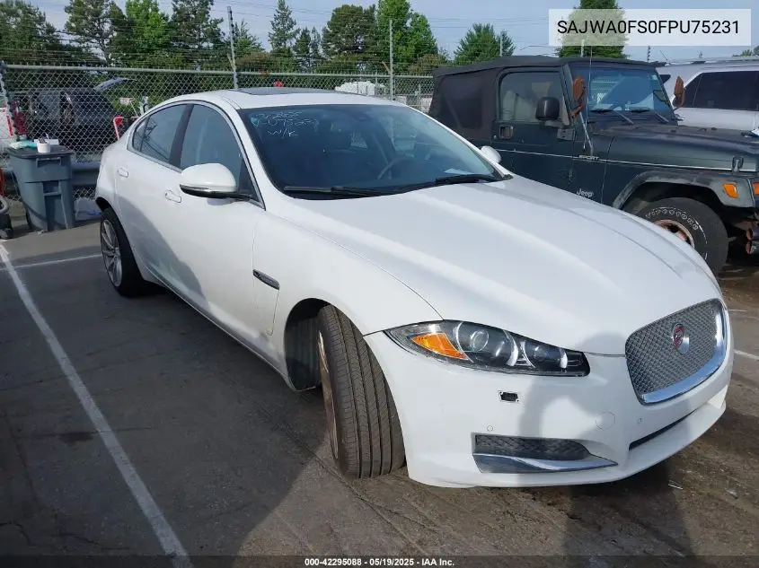 2015 Jaguar Xf 2.0T Premium VIN: SAJWA0FS0FPU75231 Lot: 42295088