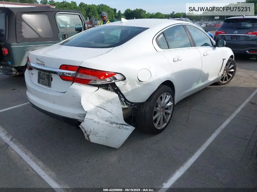 2015 Jaguar Xf 2.0T Premium VIN: SAJWA0FS0FPU75231 Lot: 42295088