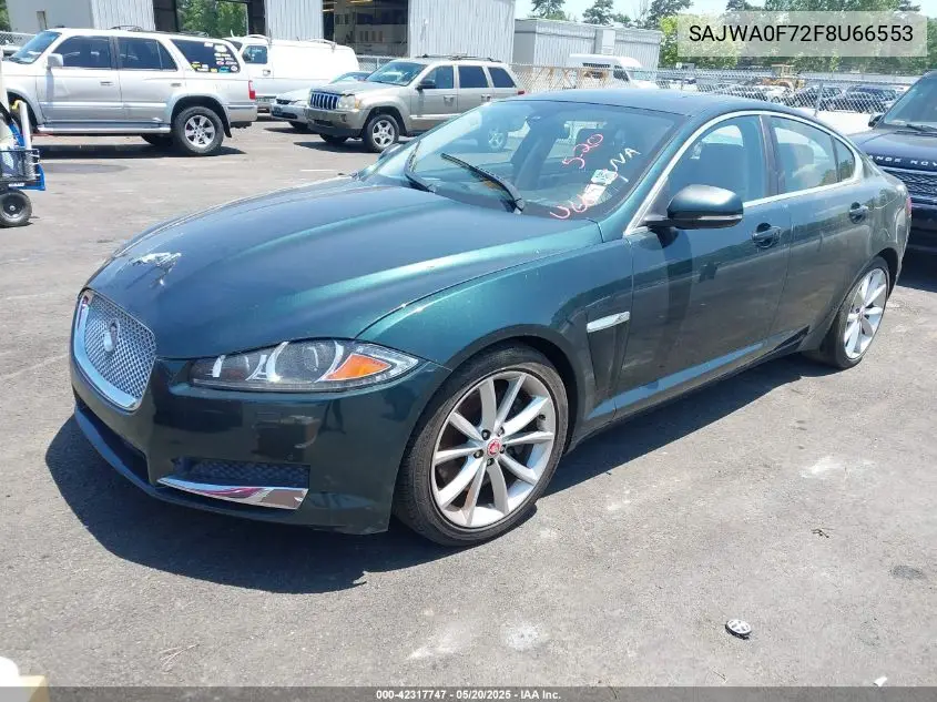 2015 Jaguar Xf 3.0 Portfolio/3.0 Sport VIN: SAJWA0F72F8U66553 Lot: 42317747