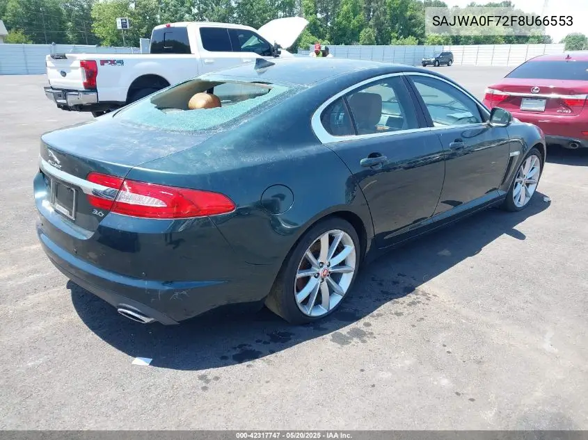 2015 Jaguar Xf 3.0 Portfolio/3.0 Sport VIN: SAJWA0F72F8U66553 Lot: 42317747