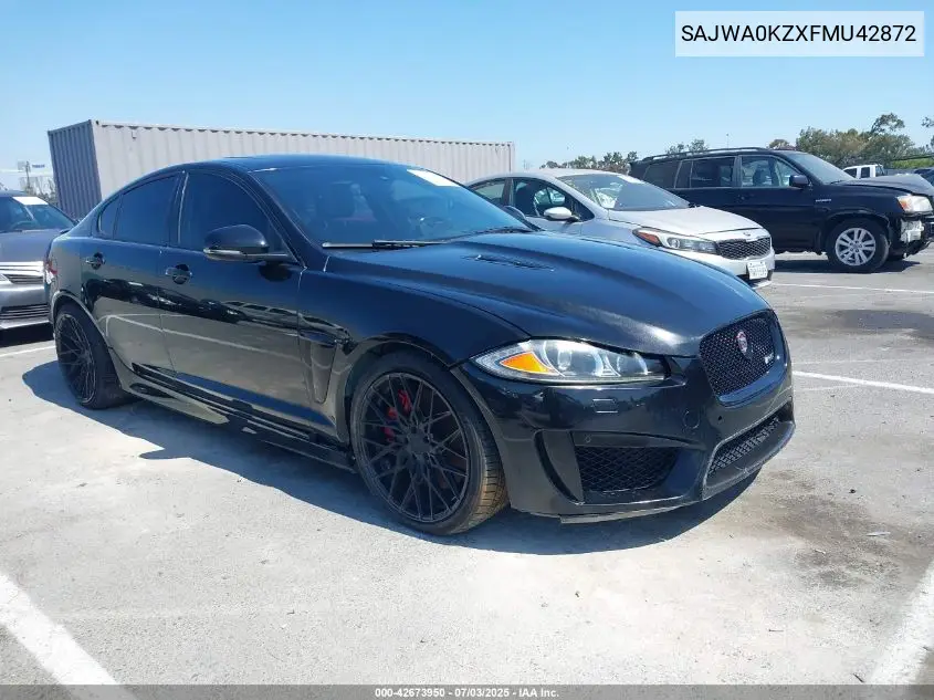 2015 Jaguar Xf Xfr-S VIN: SAJWA0KZXFMU42872 Lot: 42673950