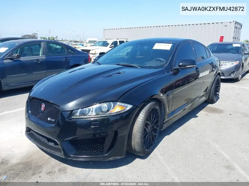 2015 Jaguar Xf Xfr-S VIN: SAJWA0KZXFMU42872 Lot: 42673950