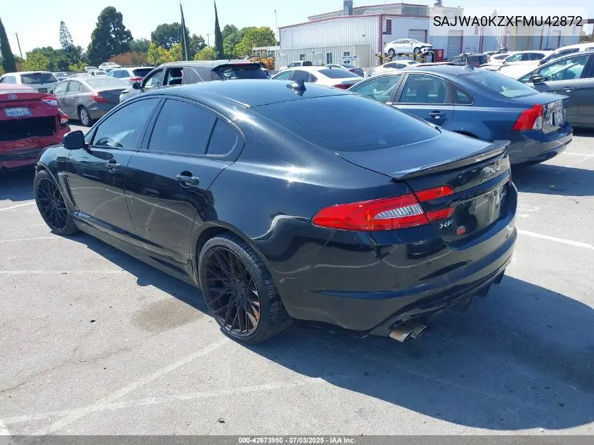 2015 Jaguar Xf Xfr-S VIN: SAJWA0KZXFMU42872 Lot: 42673950