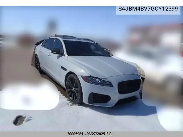 2016 Jaguar Xf S VIN: SAJBM4BV7GCY12399 Lot: 30065981