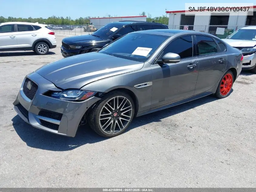2016 Jaguar Xf 35T R-Sport VIN: SAJBF4BV3GCY00437 Lot: 42185994