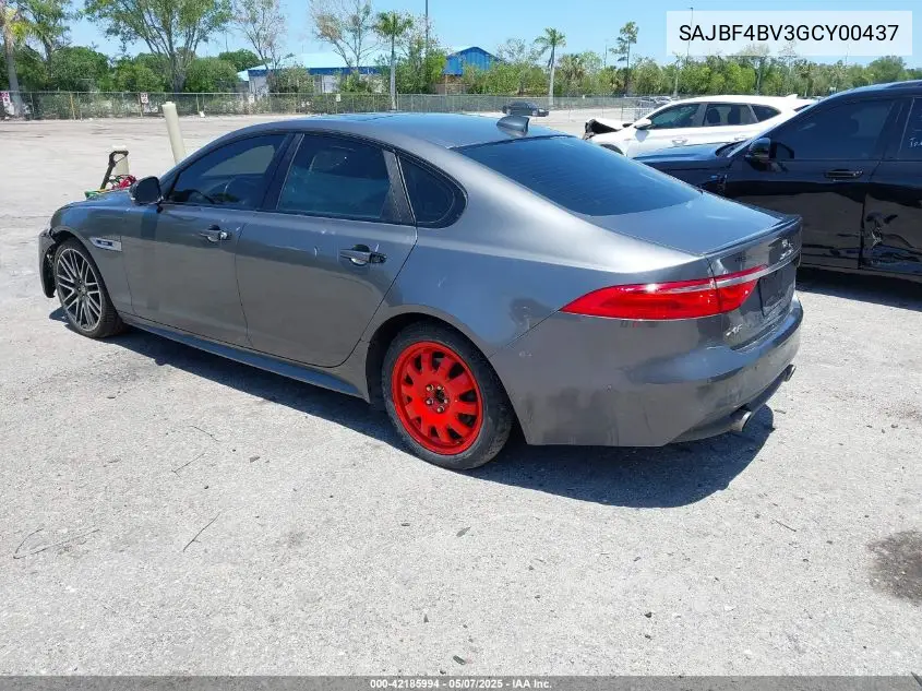 2016 Jaguar Xf 35T R-Sport VIN: SAJBF4BV3GCY00437 Lot: 42185994