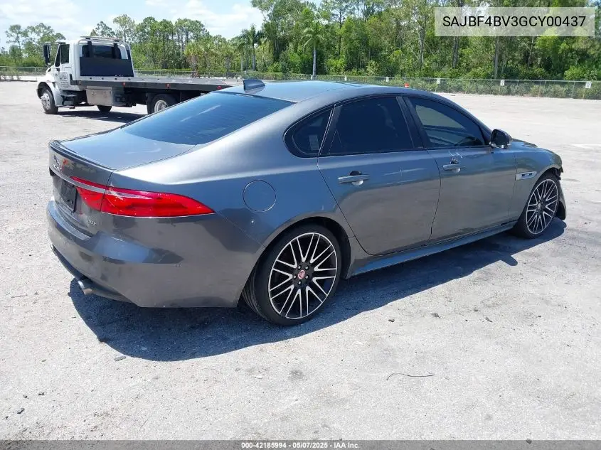 2016 Jaguar Xf 35T R-Sport VIN: SAJBF4BV3GCY00437 Lot: 42185994