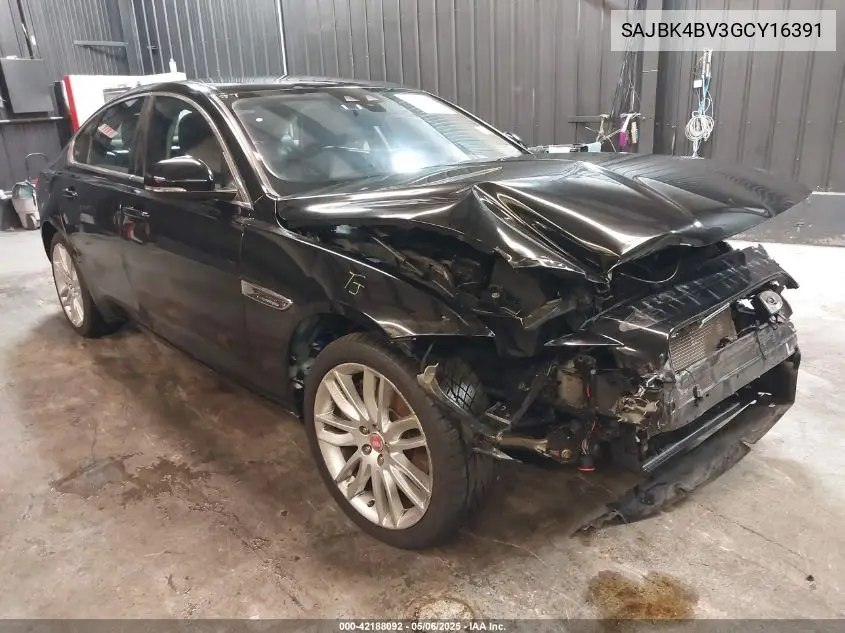 2016 Jaguar Xf 35T Prestige VIN: SAJBK4BV3GCY16391 Lot: 42188092
