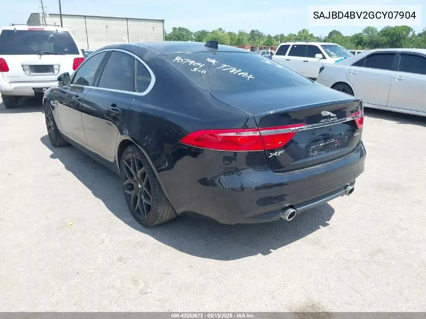 2016 Jaguar Xf 35T Premium VIN: SAJBD4BV2GCY07904 Lot: 42252672