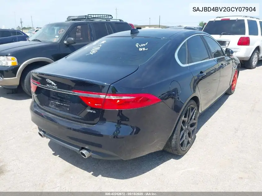 2016 Jaguar Xf 35T Premium VIN: SAJBD4BV2GCY07904 Lot: 42252672