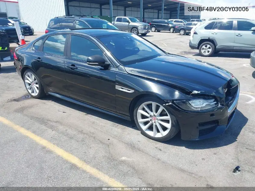 2016 Jaguar Xf 35T R-Sport VIN: SAJBF4BV2GCY03006 Lot: 42308258