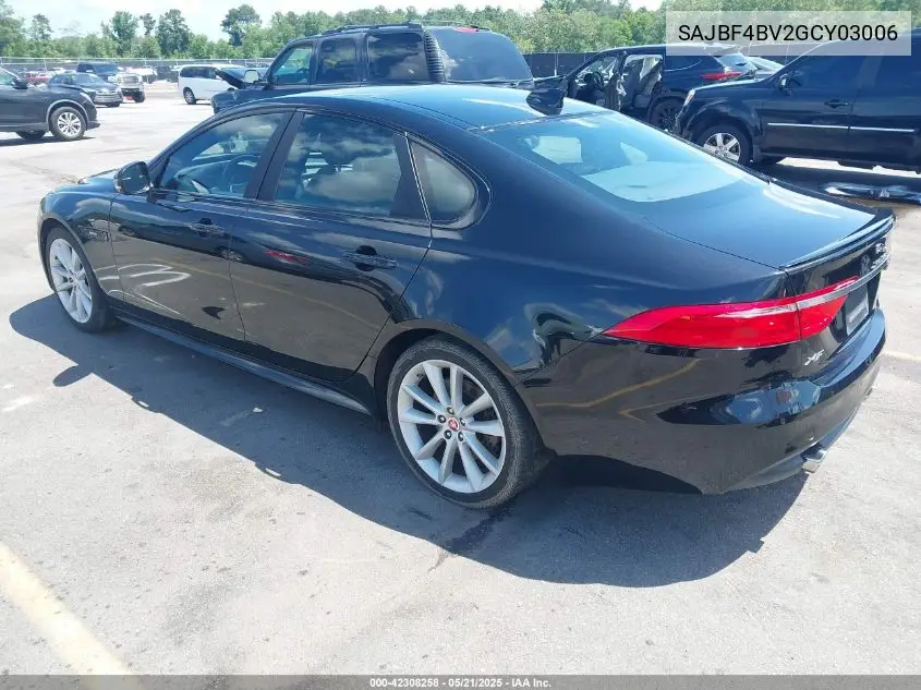 2016 Jaguar Xf 35T R-Sport VIN: SAJBF4BV2GCY03006 Lot: 42308258
