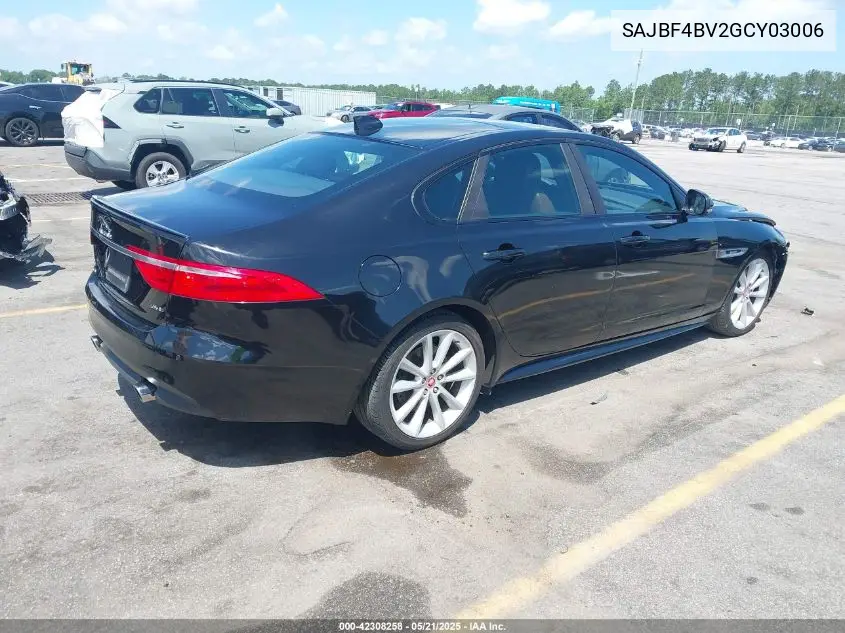 2016 Jaguar Xf 35T R-Sport VIN: SAJBF4BV2GCY03006 Lot: 42308258