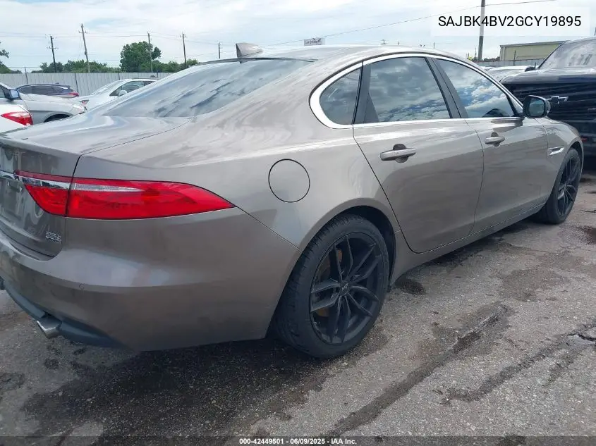 2016 Jaguar Xf 35T Prestige VIN: SAJBK4BV2GCY19895 Lot: 42449501