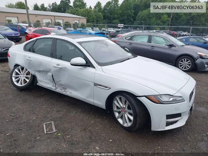 2016 Jaguar Xf 35T R-Sport VIN: SAJBF4BV8GCY06363 Lot: 42613623
