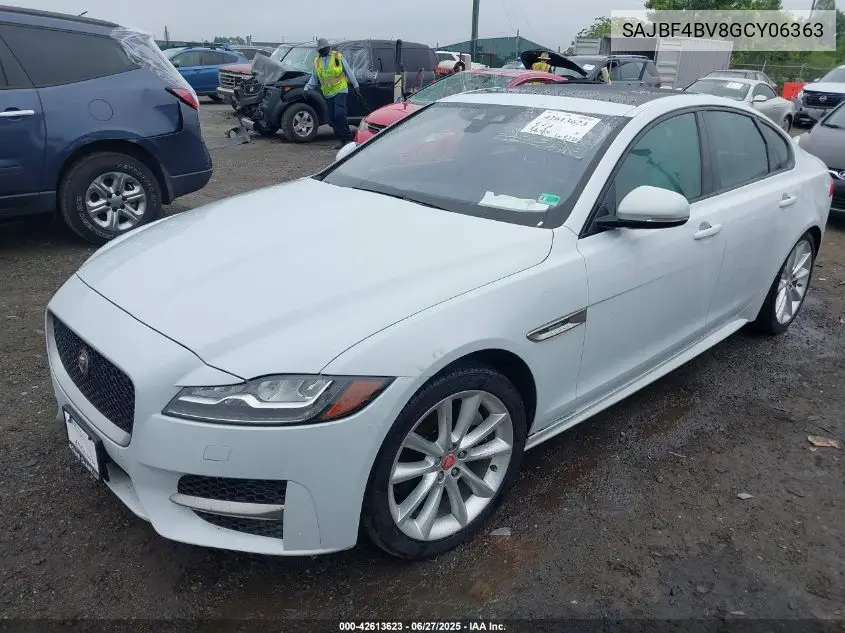 2016 Jaguar Xf 35T R-Sport VIN: SAJBF4BV8GCY06363 Lot: 42613623