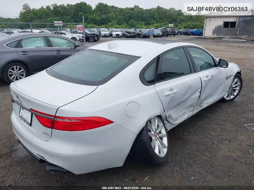 2016 Jaguar Xf 35T R-Sport VIN: SAJBF4BV8GCY06363 Lot: 42613623