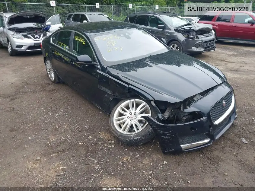 2016 Jaguar Xf 35T Prestige VIN: SAJBE4BV3GCY07228 Lot: 42621896