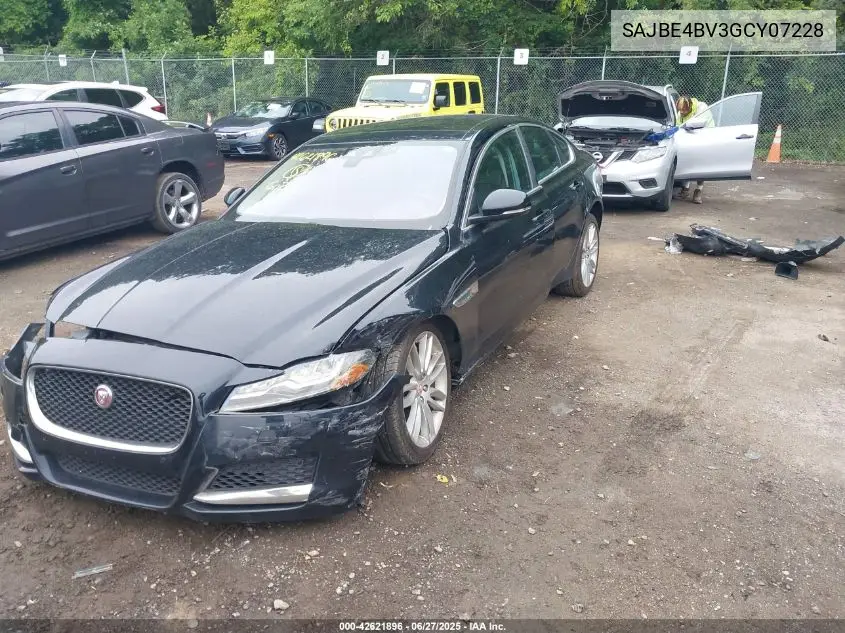 2016 Jaguar Xf 35T Prestige VIN: SAJBE4BV3GCY07228 Lot: 42621896