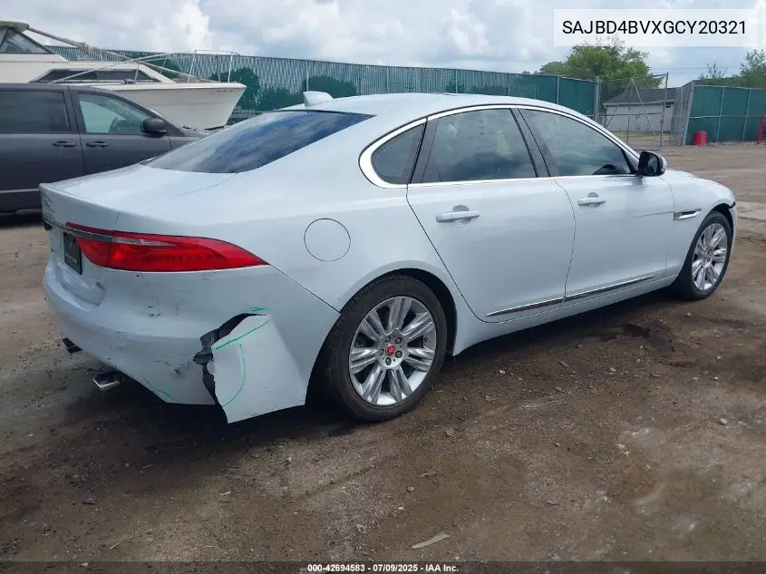 2016 Jaguar Xf 35T Premium VIN: SAJBD4BVXGCY20321 Lot: 42694583