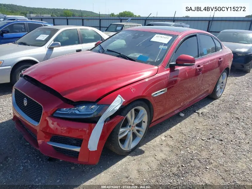 2016 Jaguar Xf 35T R-Sport VIN: SAJBL4BV5GCY15272 Lot: 42782421