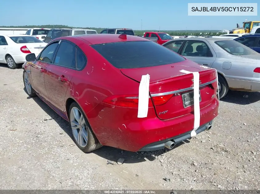 2016 Jaguar Xf 35T R-Sport VIN: SAJBL4BV5GCY15272 Lot: 42782421