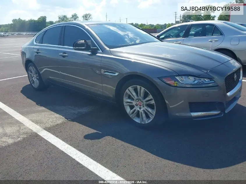 2016 Jaguar Xf 35T Premium VIN: SAJBD4BV1GCY19588 Lot: 42797215