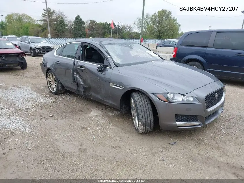 2017 Jaguar Xf 35T Prestige VIN: SAJBK4BV4HCY27207 Lot: 42187482