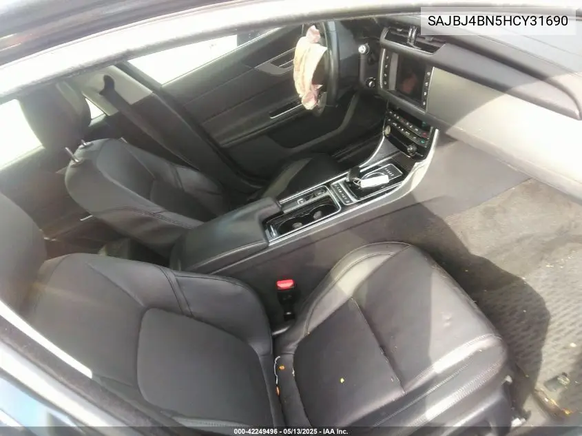2017 Jaguar Xf 20D Premium VIN: SAJBJ4BN5HCY31690 Lot: 42249496