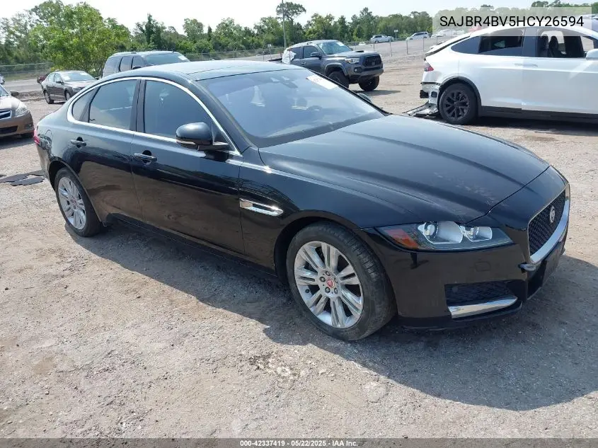 2017 Jaguar Xf 35T VIN: SAJBR4BV5HCY26594 Lot: 42337419