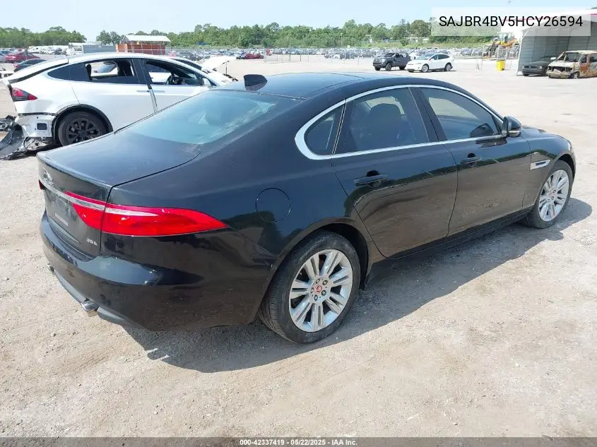 2017 Jaguar Xf 35T VIN: SAJBR4BV5HCY26594 Lot: 42337419