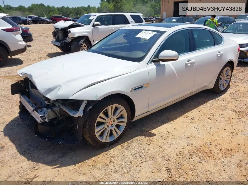 2017 Jaguar Xf 35T Premium VIN: SAJBD4BV3HCY43828 Lot: 42556907