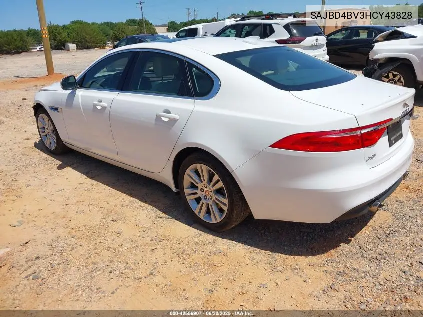 2017 Jaguar Xf 35T Premium VIN: SAJBD4BV3HCY43828 Lot: 42556907