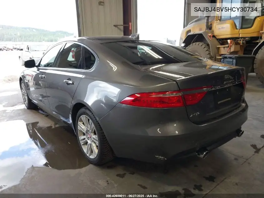 2017 Jaguar Xf 35T Premium VIN: SAJBJ4BV5HCY30734 Lot: 42608011